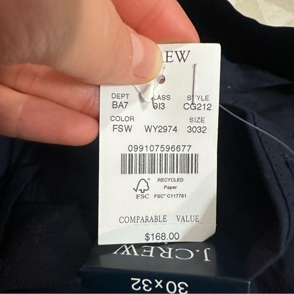 J crew navy Thompson suit pant in four-season wool blend - Picture 4 of 5